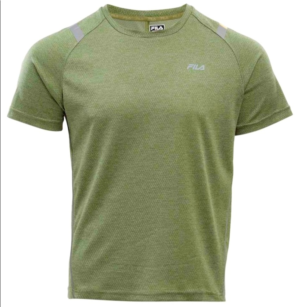 NWT FILA Men’s Crewneck Dull Green and Silver Medium